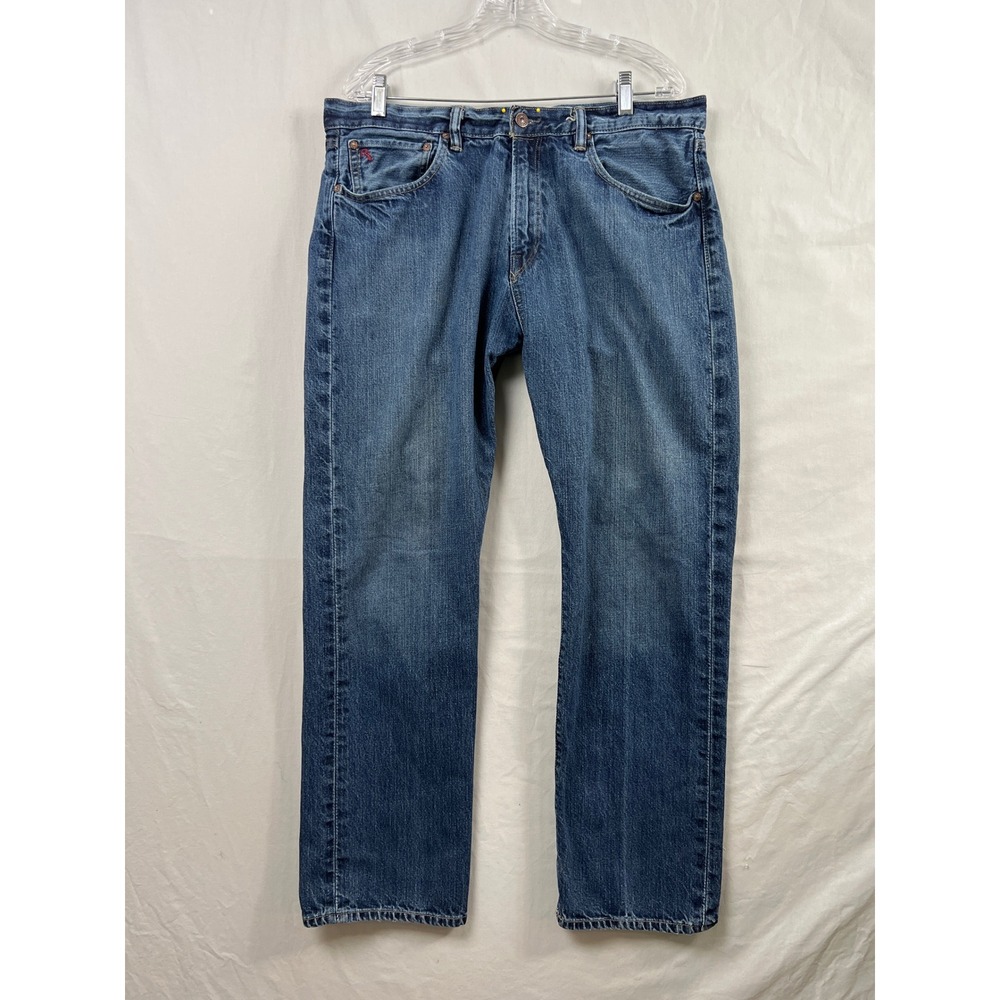 Polo Ralph Lauren Classic 867 Jeans Mens 36 Blue Medium Wash Straight Cotton